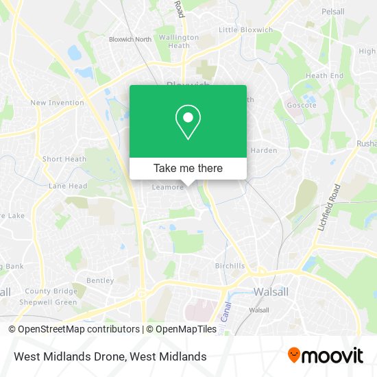 West Midlands Drone map