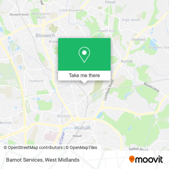 Bamot Services map