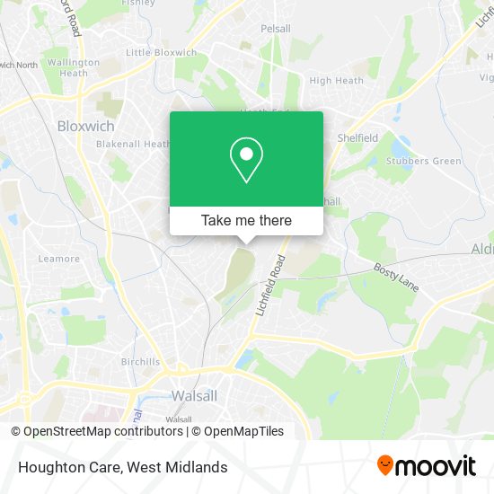 Houghton Care map