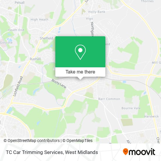 TC Car Trimming Services map