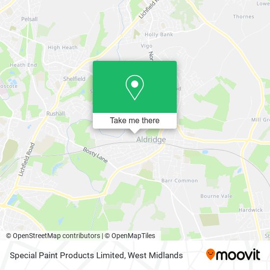 Special Paint Products Limited map