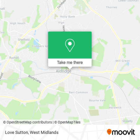 Love Sutton map