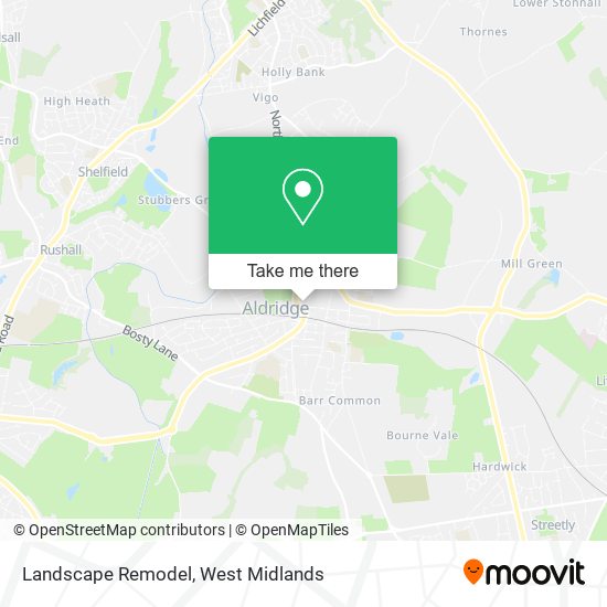 Landscape Remodel map