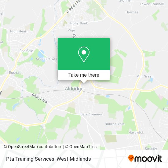 Pta Training Services map