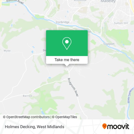 Holmes Decking map