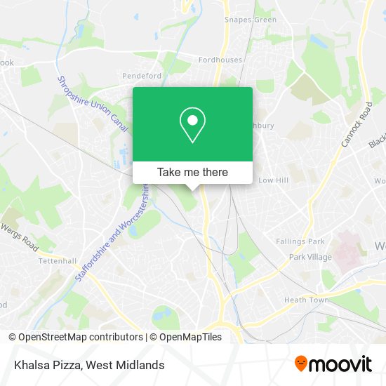 Khalsa Pizza map
