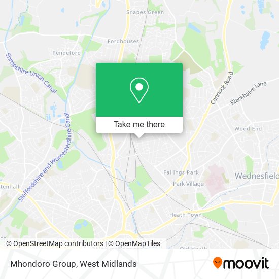 Mhondoro Group map