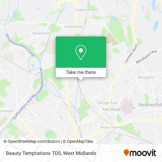 Beauty Temptations TDS map