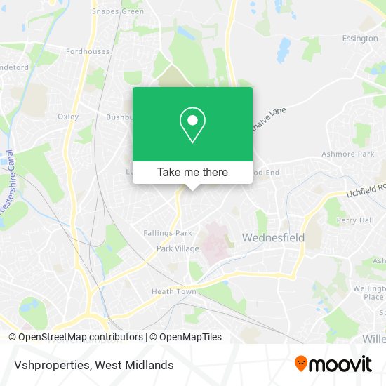 Vshproperties map
