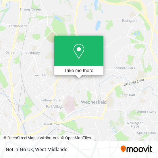 Get 'n' Go Uk map