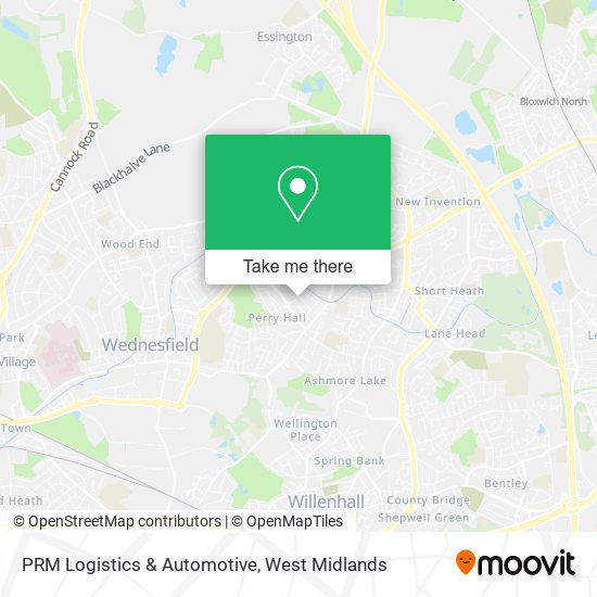 PRM Logistics & Automotive map