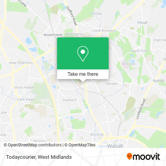 Todaycourier map