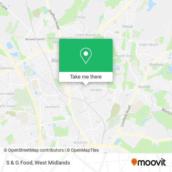 S & G Food map
