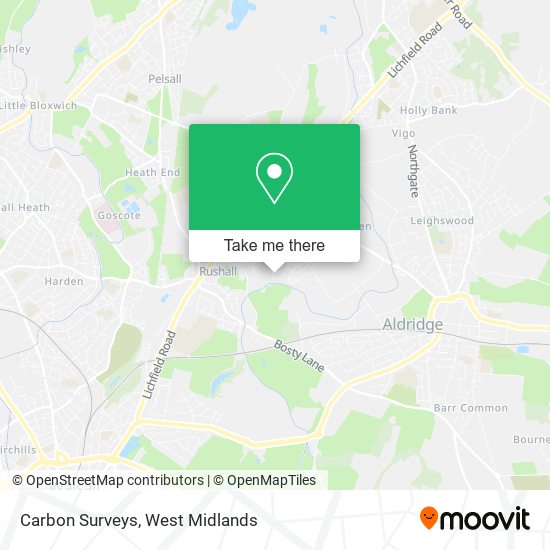 Carbon Surveys map