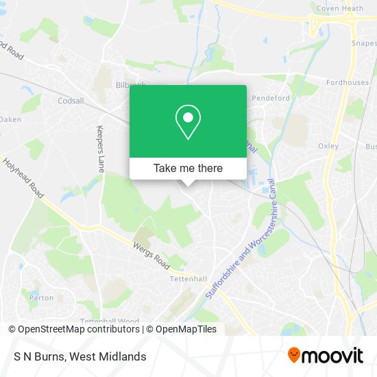 S N Burns map