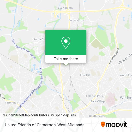 United Friends of Cameroon map