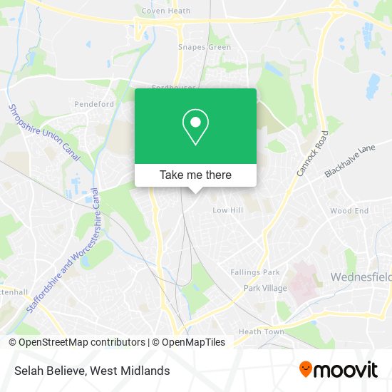 Selah Believe map
