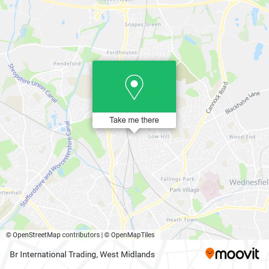 Br International Trading map