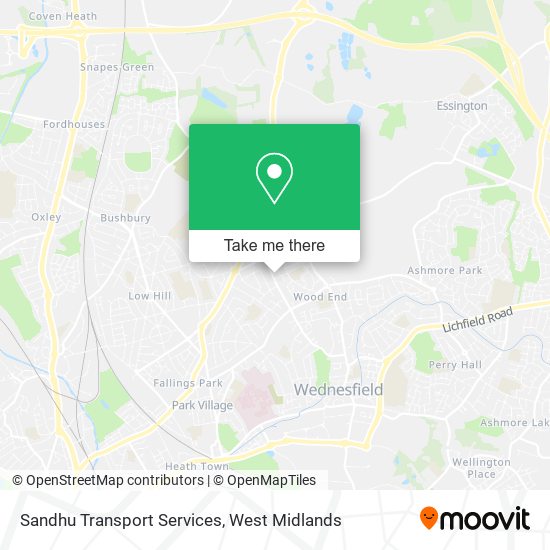 Sandhu Transport Services map