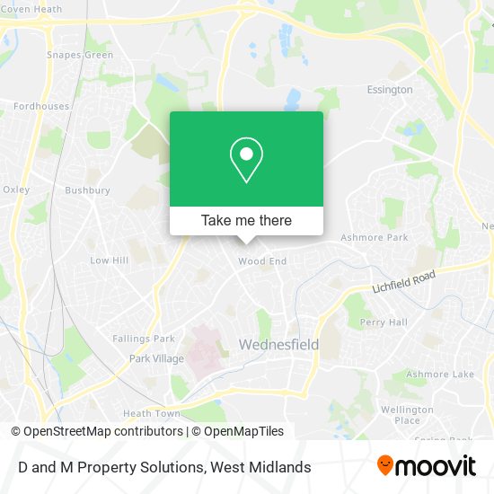 D and M Property Solutions map