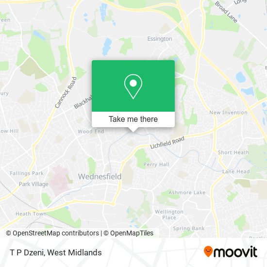 T P Dzeni map