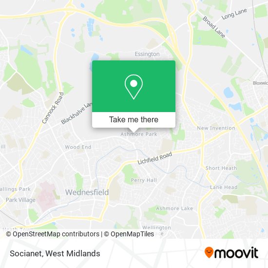 Socianet map