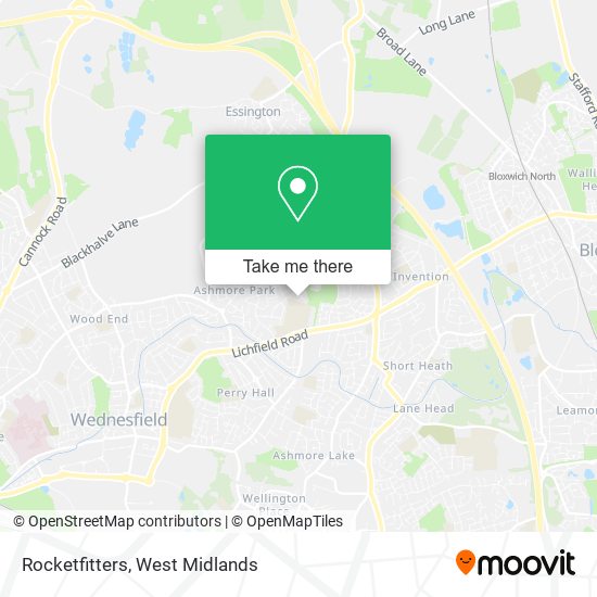 Rocketfitters map