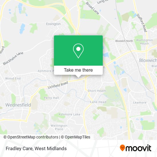 Fradley Care map