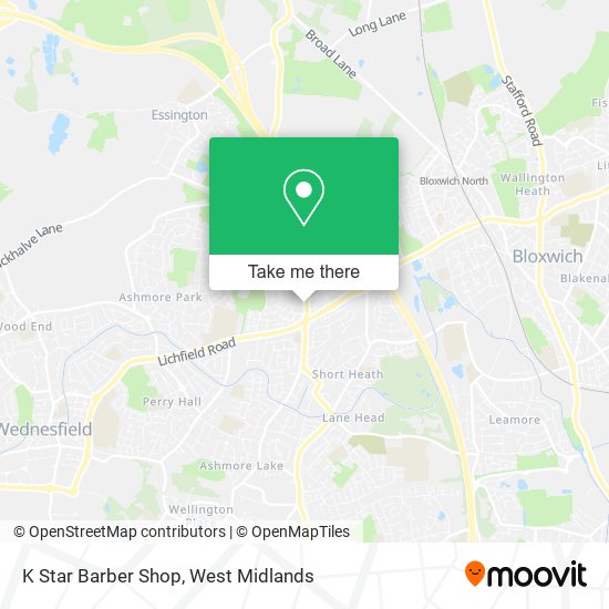K Star Barber Shop map