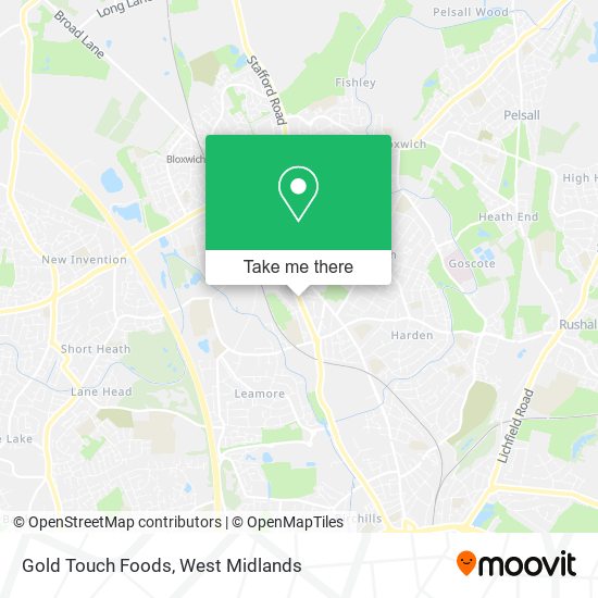 Gold Touch Foods map