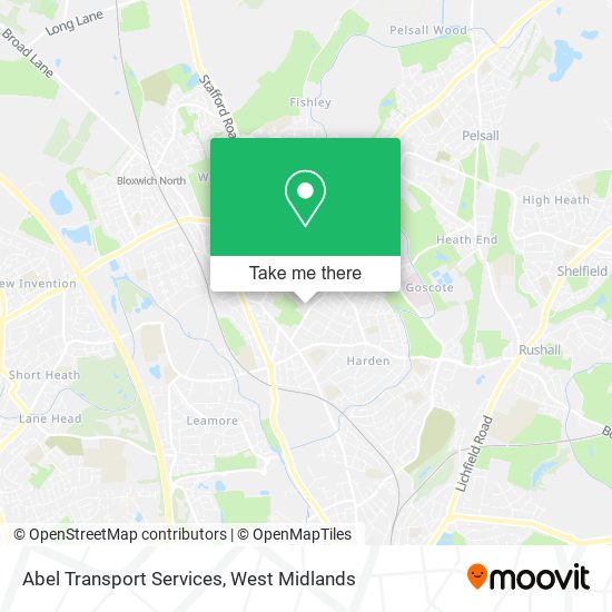 Abel Transport Services map