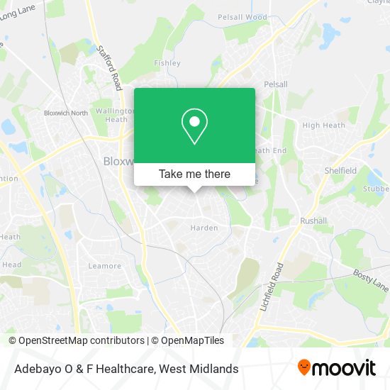 Adebayo O & F Healthcare map