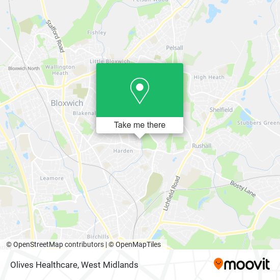 Olives Healthcare map