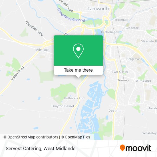 Servest Catering map