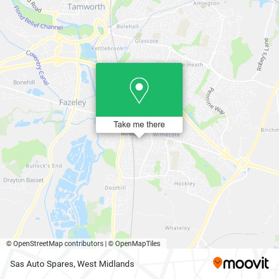 Sas Auto Spares map
