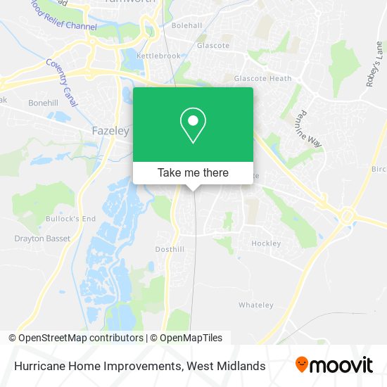 Hurricane Home Improvements map