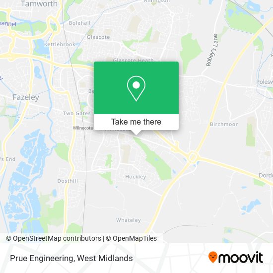 Prue Engineering map