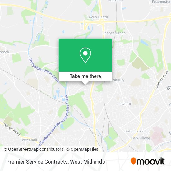 Premier Service Contracts map