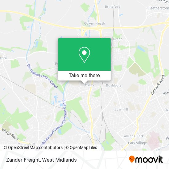 Zander Freight map