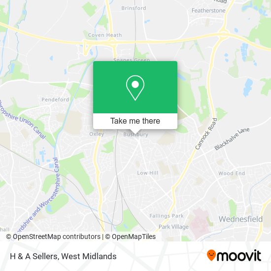 H & A Sellers map