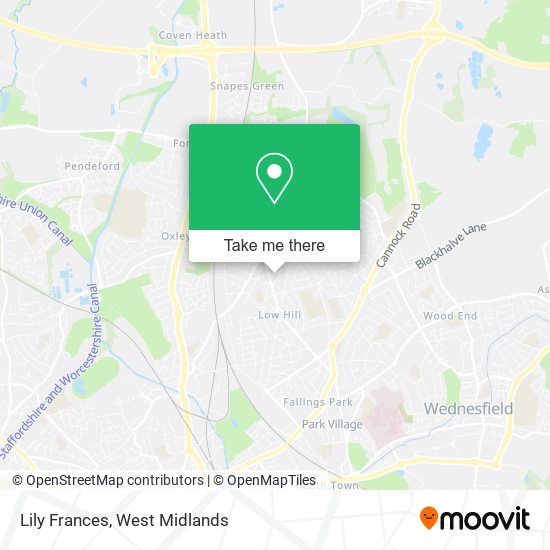 Lily Frances map