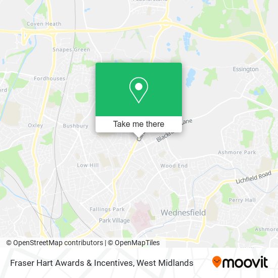 Fraser Hart Awards & Incentives map