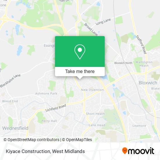 Kiyace Construction map