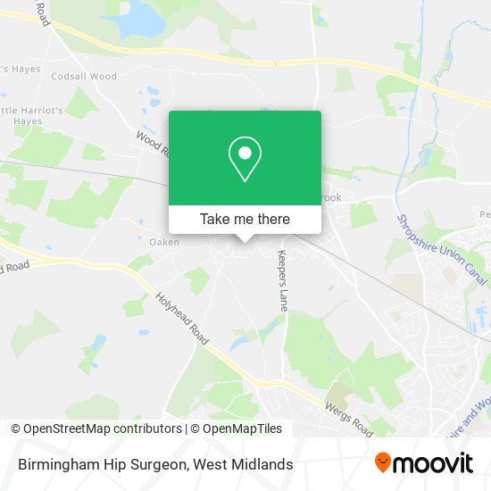 Birmingham Hip Surgeon map