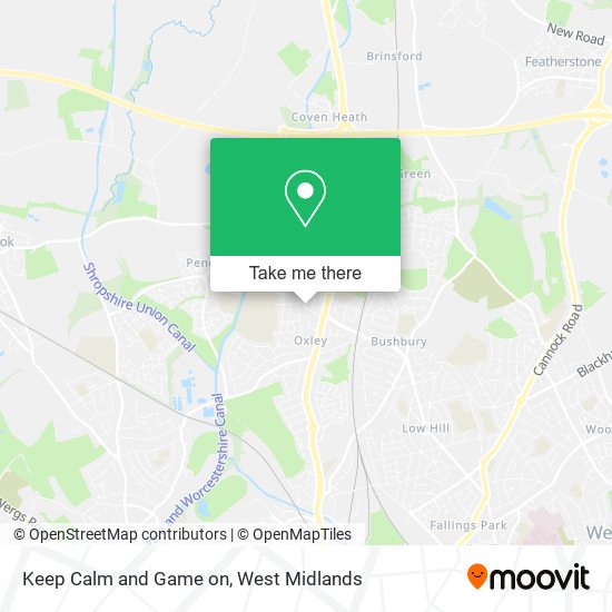 Keep Calm and Game on map