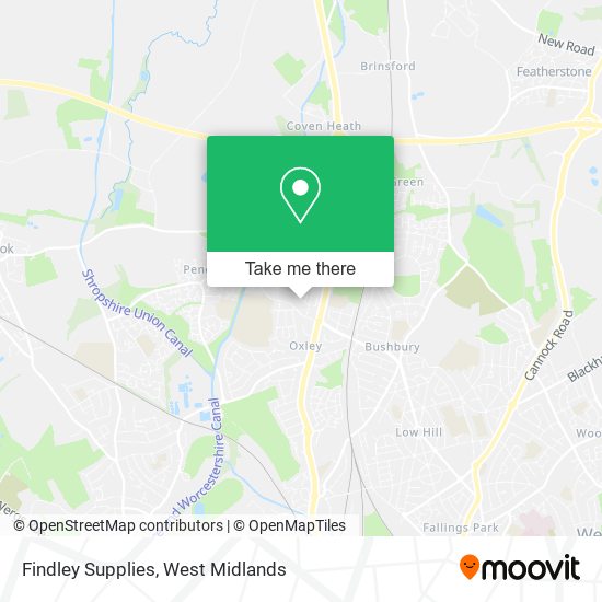 Findley Supplies map