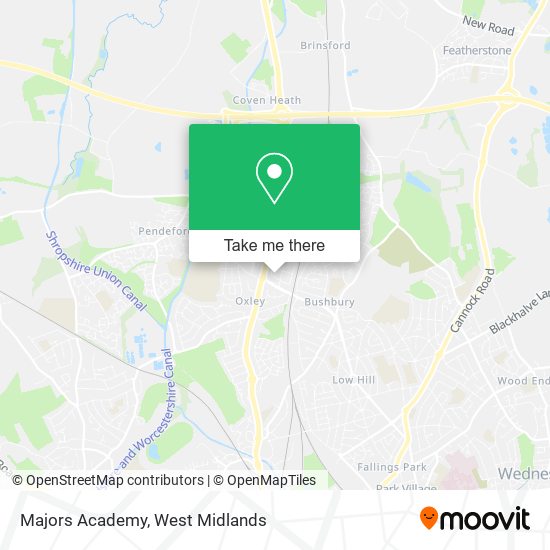 Majors Academy map
