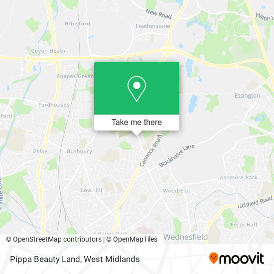 Pippa Beauty Land map