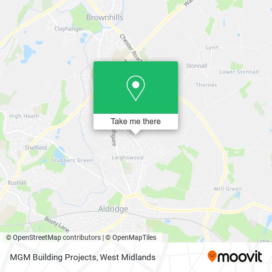 MGM Building Projects map