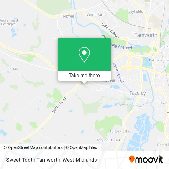 Sweet Tooth Tamworth map